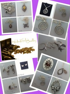 selection of handmde jewellery , necklaces, earrings and cufflinks from lrsilverjewellery.co.uk