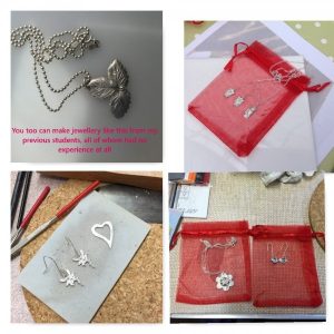 beautiful handmade pieces by students of the Art Clay Silver beginners course. These pieces in solid silver show just what you can make yourself courses available at www.lrsilverjewellery.co.uk