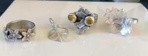 silver clay rings, make solid silver rings at www.lrsilverjewellery.co.uk silver clay courses, solid silver jewellery, sterling silver jewellery