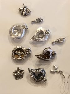 locket style bead, lrsilverjewellery.co.uk, silver clay courses, silver clay, beginners courses, silversmithing